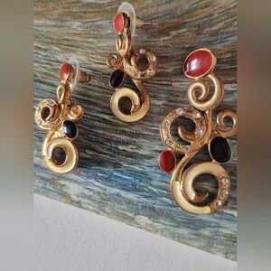 Earrings And Pendant Enemal Earrings